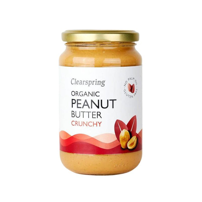 Clearspring Bio Kitchen Organic Crunchy Peanut Butter - 350g