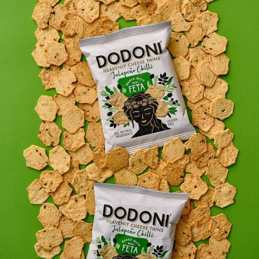 Dodoni Heavenly Cheese Thins Feta Jalapeno Chilli - Foodcraft Online Store