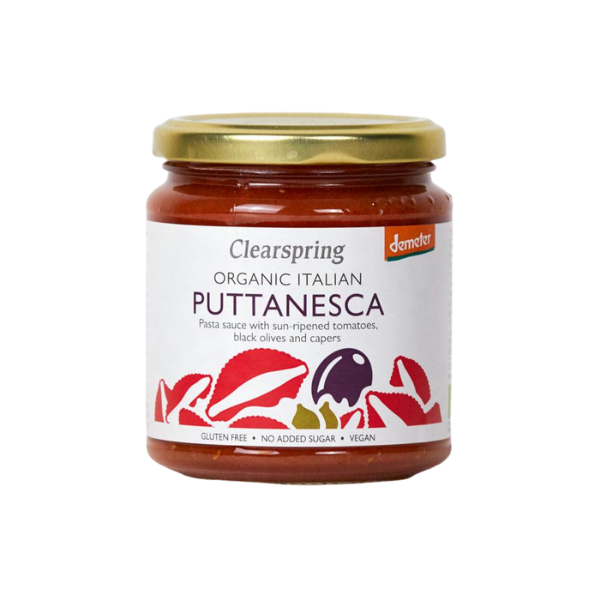 Clearspring Demeter Organic Italian Puttanesca Pasta Sauce - 300g - FoodCraft Online Store 