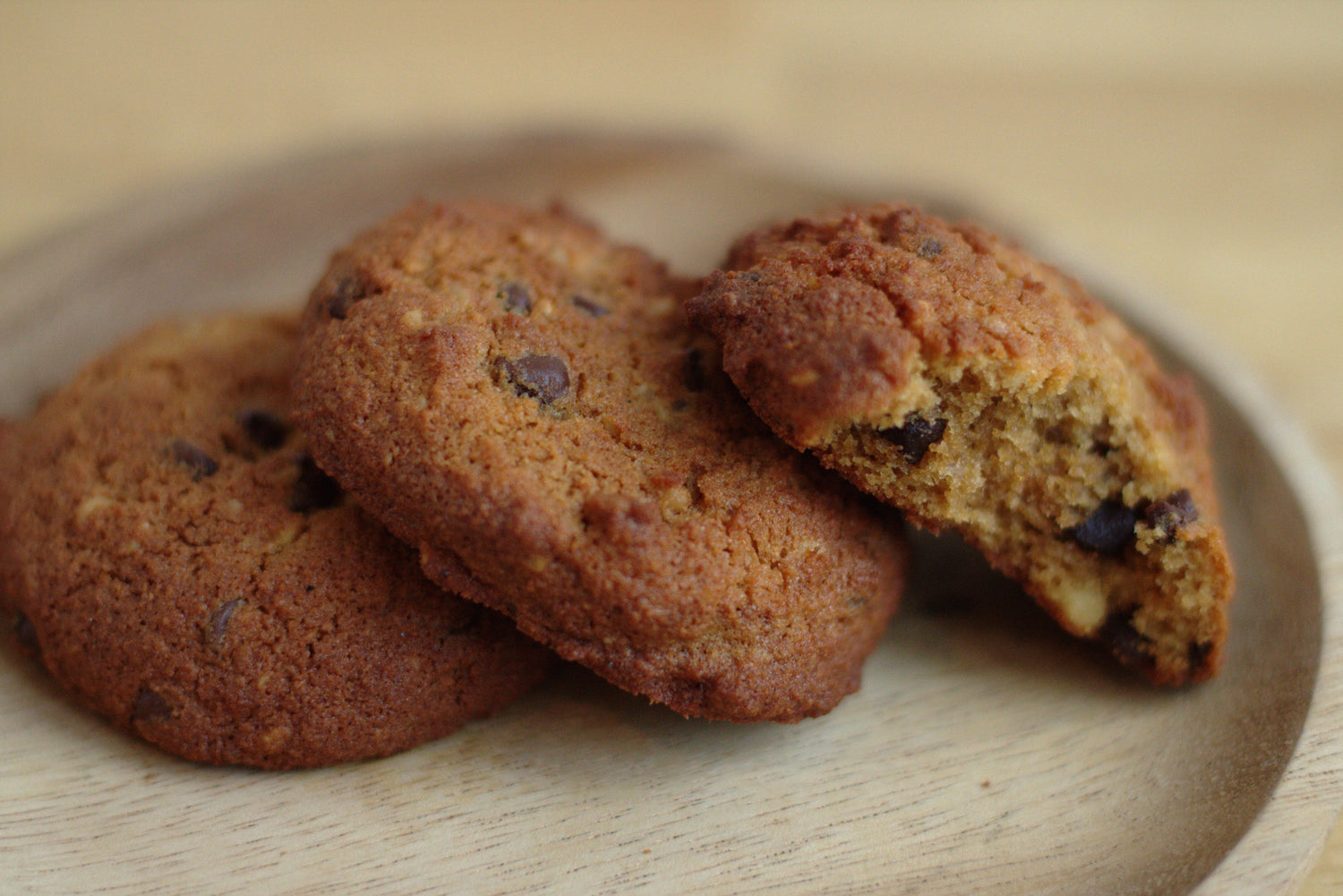 coconut flour paleo chocolate chip cookie
