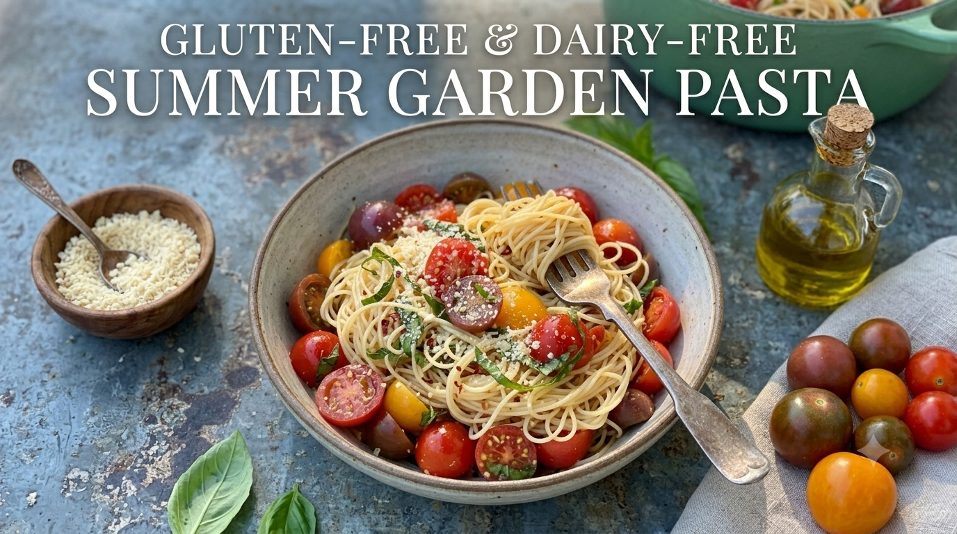 Gluten-Free & Dairy-Free Summer garden pasta Recipe