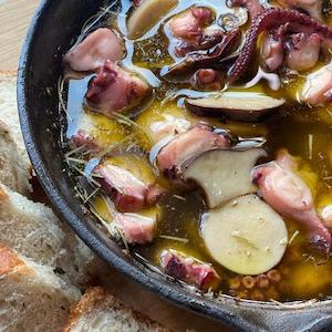 Gluten-Free Approved Octopus Ajillo (10 min pescatarian recipe)