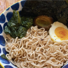 Healthy Instant Noodles with Miso Pickled Eggs