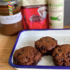 No fail, Flourless Vegan Chocolate Chip Cookies