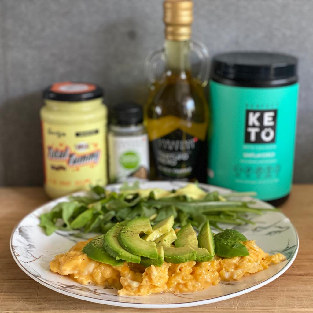 Keto Collagen Scramble Eggs
