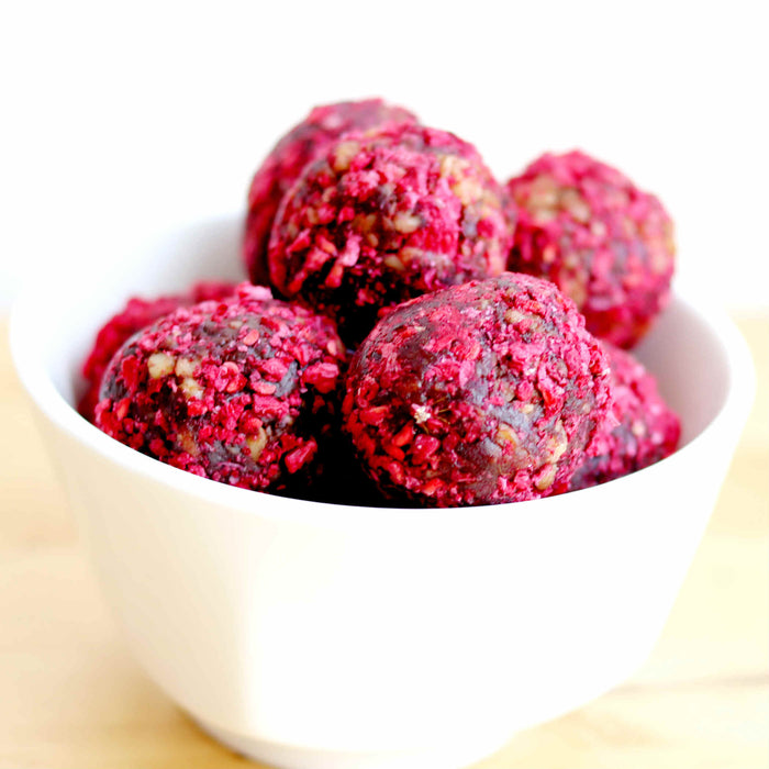 Raw Chocolate Raspberry Bliss Balls Recipe