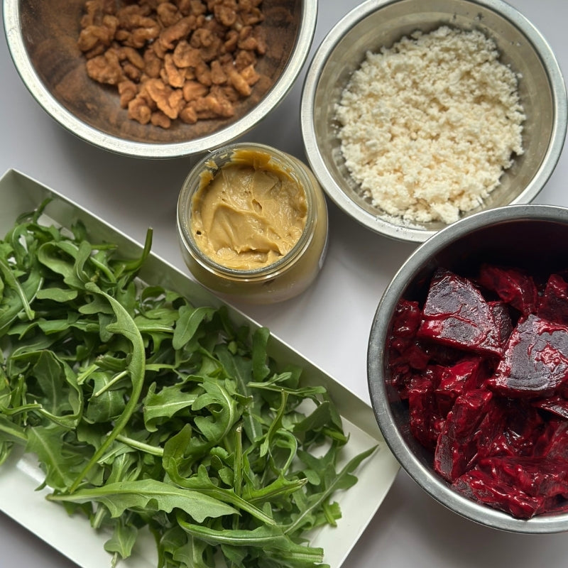 Beetroot Salad with Tofu Cream Cheese & Sprouted Maple Walnuts - (550g | Serves 4-6)
Foodcraft Online Store