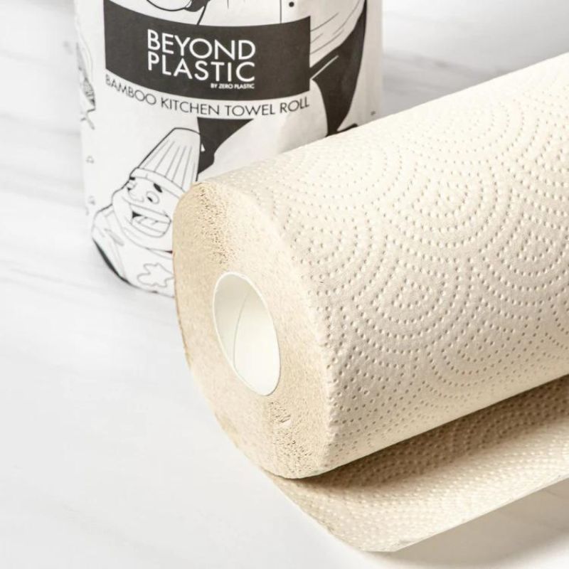 Beyond Plastic by Zero Plastic Bamboo Kitchen Towel Roll - Foodcraft Online Store