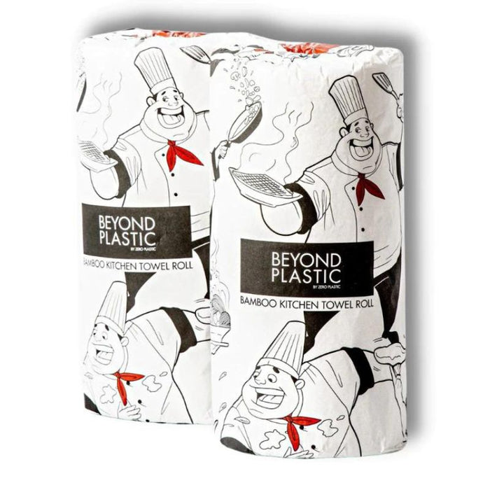 Beyond Plastic by Zero Plastic Bamboo Kitchen Towel Roll - Foodcraft Online Store