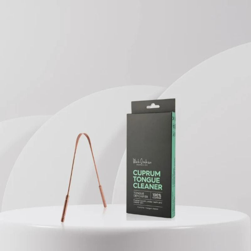 Black Chicken Remedies Cuprum Tongue Cleaner - Copper Tongue Cleaner - FoodCraft Online Store 