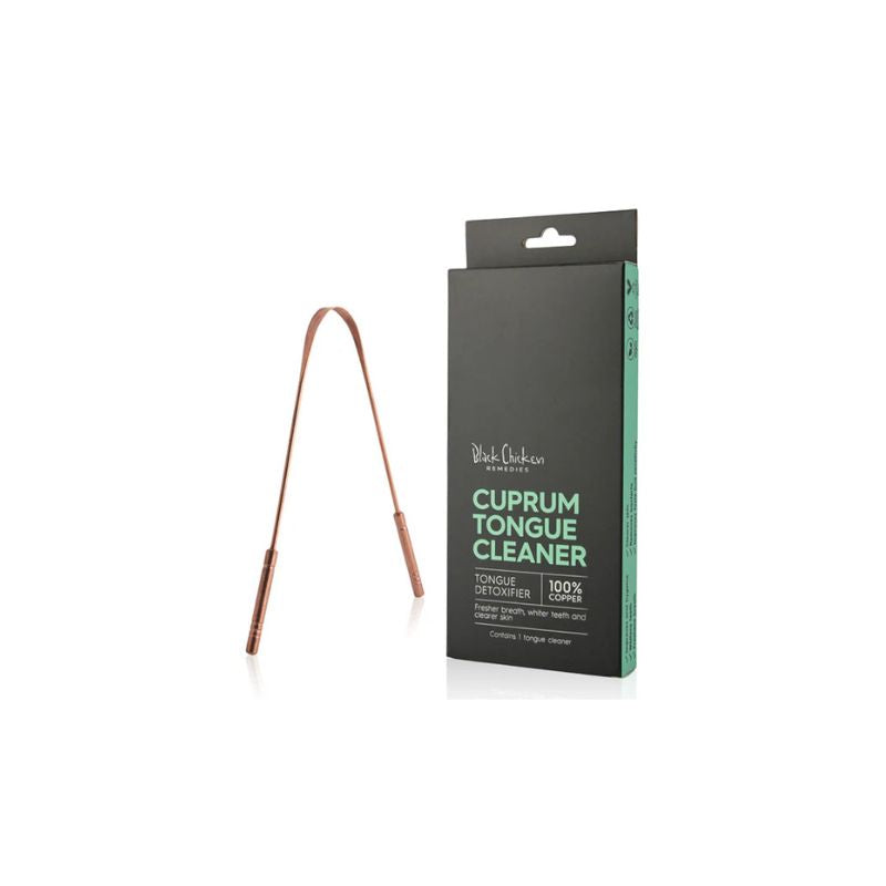 Black Chicken Remedies Cuprum Tongue Cleaner - Copper Tongue Cleaner - FoodCraft Online Store 