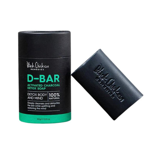 Black Chicken Remedies D-Bar Activated Charcoal Detox Soap - Foodcraft Online Store