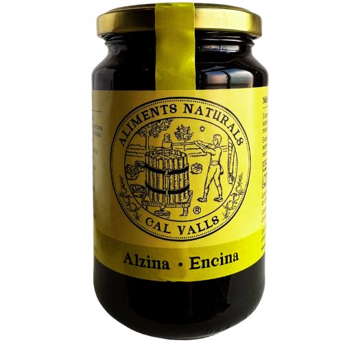 Jar of A Cal Valls Wild Oak Honey on a white background