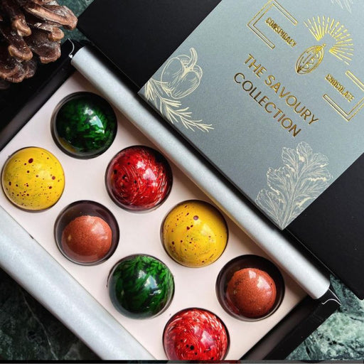 Conspiracy Chocolate Savoury Christmas Bonbon Box  - Foodcraft Online Store