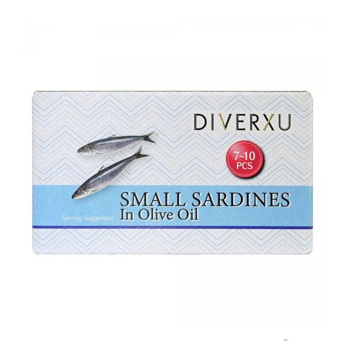 DIVERXU Small Sardines In Olive Oil -Foodcraft Online Store