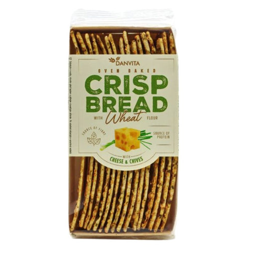 Danvita Oven Baked Crispbread With Cheese & Chives - Foodcraft Online Store