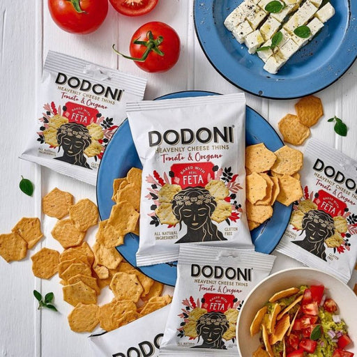 Dodoni Heavenly Cheese Thins Feta Tomato & Oregano - Foodcraft Online Store