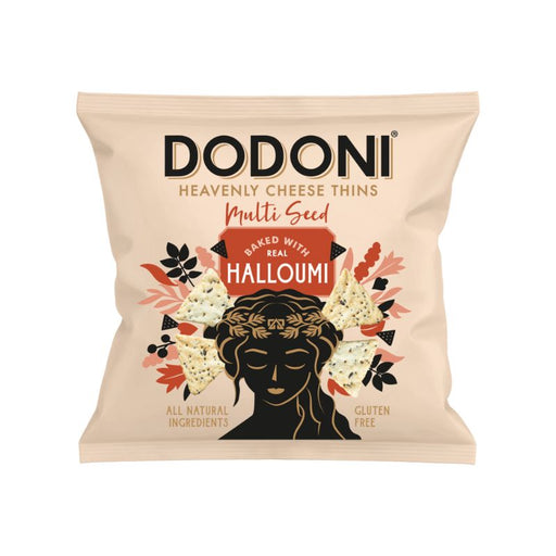Dodoni Heavenly Cheese Thins Halloumi Multi Seeds -  Foodcraft Online Store