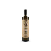 EVGE Organic Extra Virgin Olive Oil - 750ml, featuring a beige label with black text and a black screw cap, set against a plain white background.