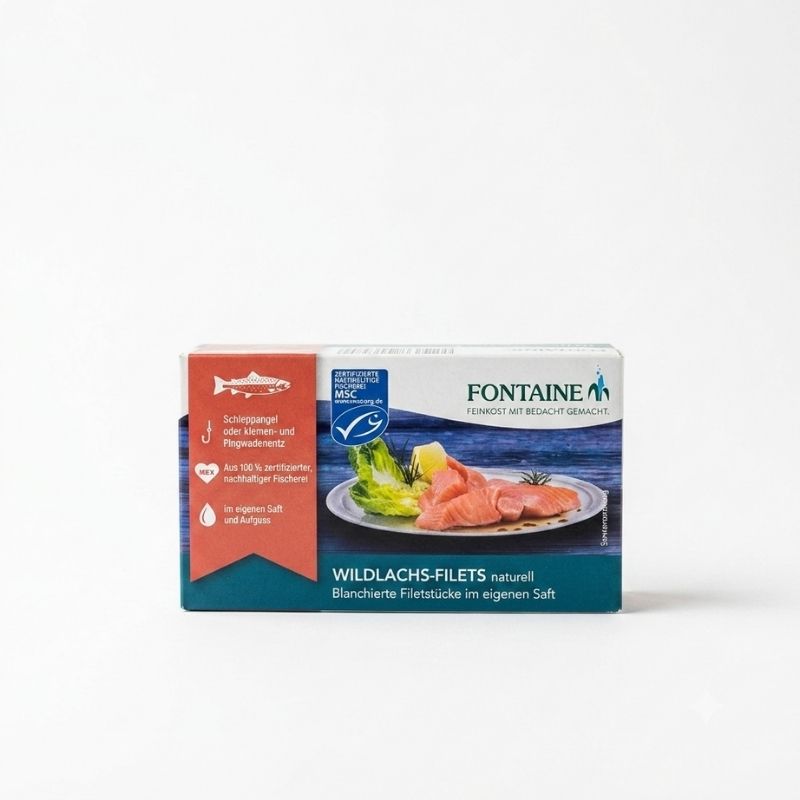 FONTAINE Wild Salmon in Brine - 125g