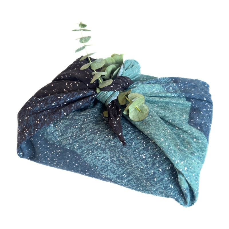 Image of Furoshiki for Festive Gift Wrapping with Eucalyptus 2