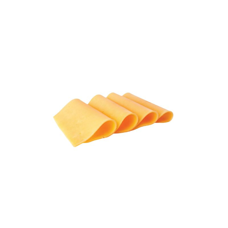 GREEN VIE Vegan Smoked Gouda Flavour Slices  on a white background