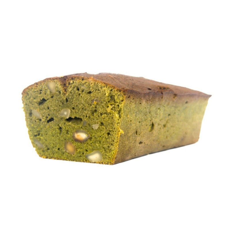 Gluten Free Keto Matcha Macadamia　Cake on a white background  - Foodcraft Online Store