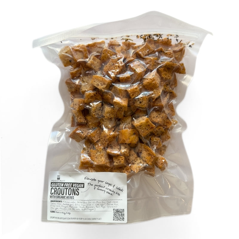 Gluten Free Vegan Croutons with Organic Herbs - 150g
Foodcraft Online Store