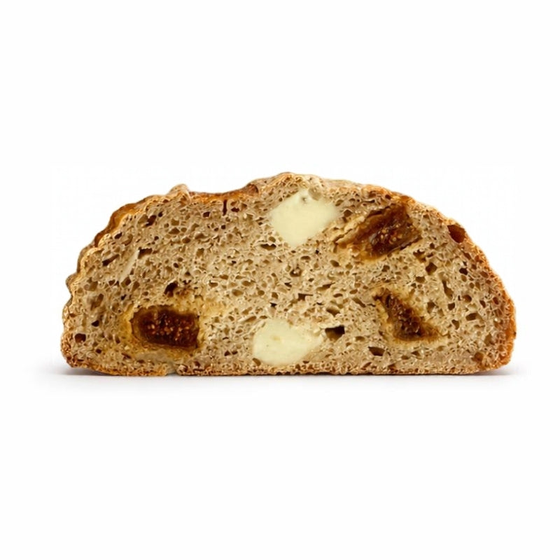 Slice of Gluten Free Vegan Feta and Fig Cardamom Soft Sourdough - 650g