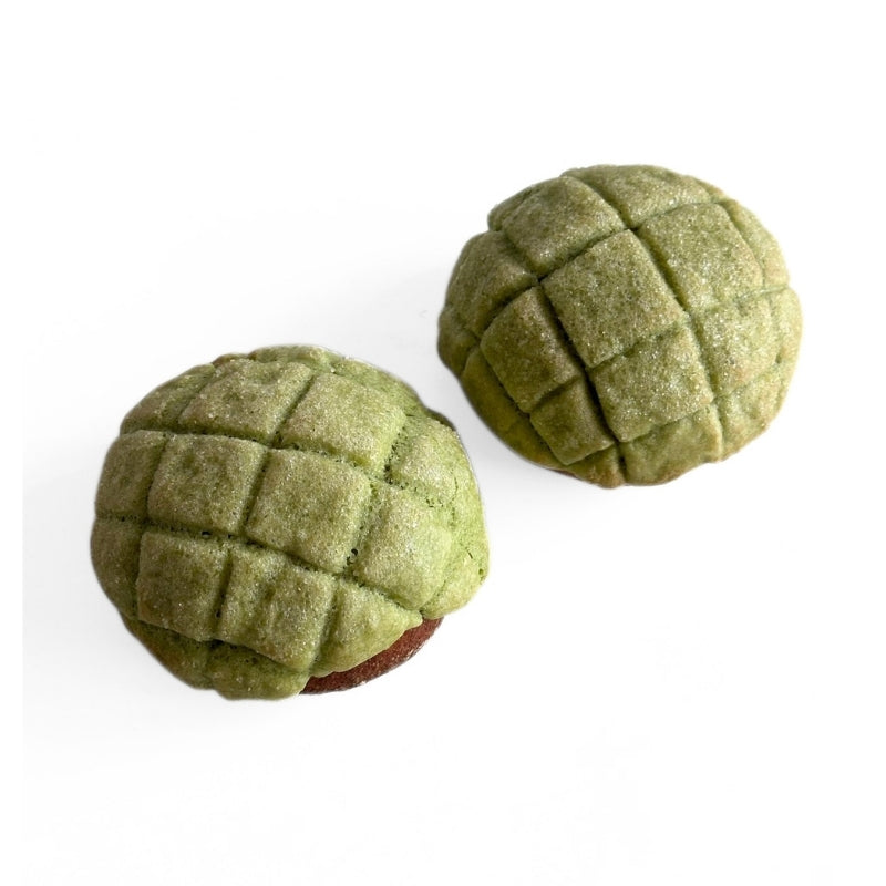 Gluten Free Vegan Sourdough Matcha Melon Pan - 2 pc 
Foodcraft Online Store