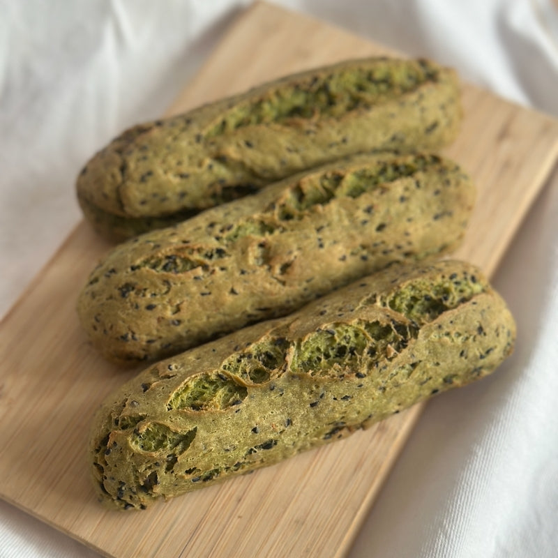 Gluten Free Vegan Tofu Bread Stick with Matcha & Black Sesame - 3pc
Foodcraft Online Store