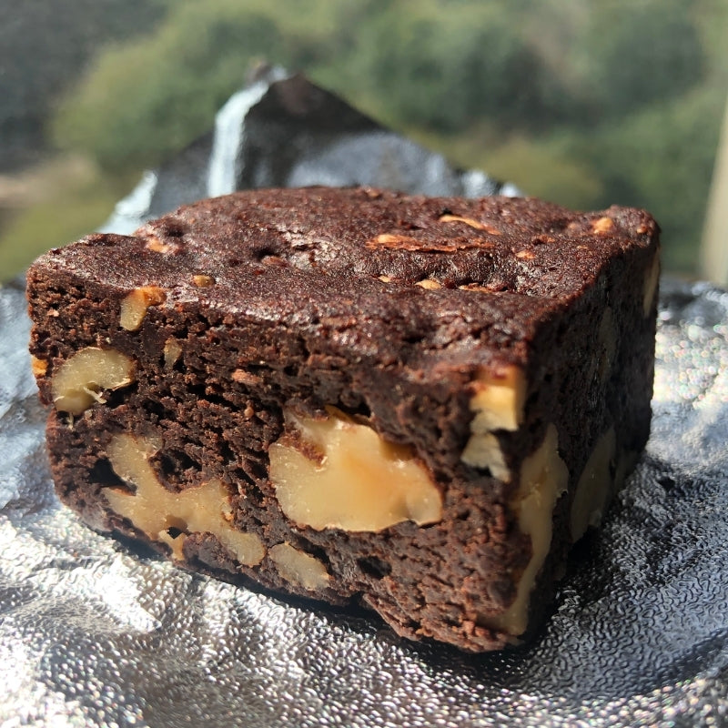 Gluten Free Vegan Chocolate Brownie with Sprouted Walnuts - Foodcraft Online Store