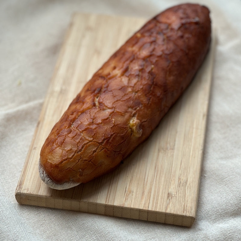 Gluten Free Vegan Sourdough Dutch Bread with Vegan Cheese (Tiger Bread Style) - 1pc - Foodcraft Online Store
