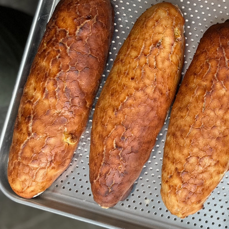 Gluten Free Vegan Sourdough Dutch Bread with Vegan Cheese (Tiger Bread Style) - 1pc - Foodcraft Online Store