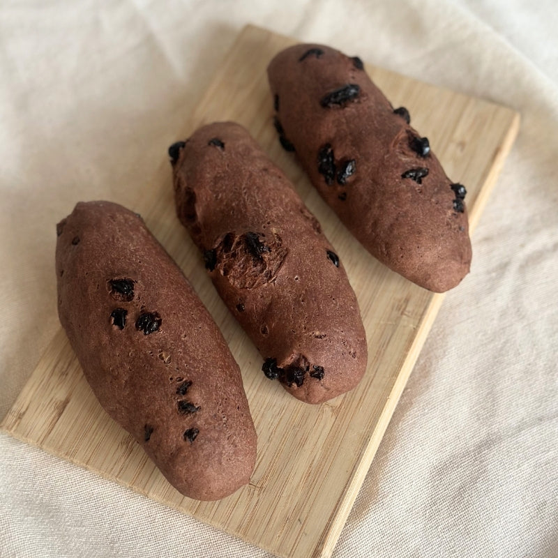Gluten Free Vegan Tofu Bread Stick with Raisin & Cacao - 3pc