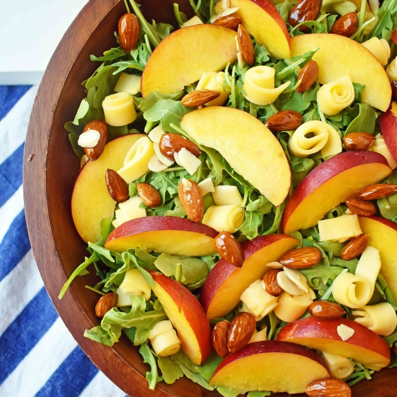 Salad with Greek Raw Large Sprouted Almonds (approx. 3cm) - 454g - FoodCraft Online Store 