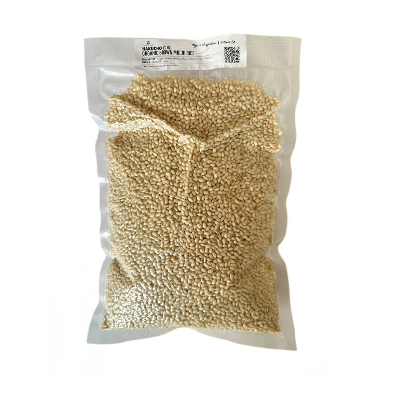 Hakucho Organic Brown Mochi Rice (白鳥 Sweet Brown Glutinous Rice) - 1kg