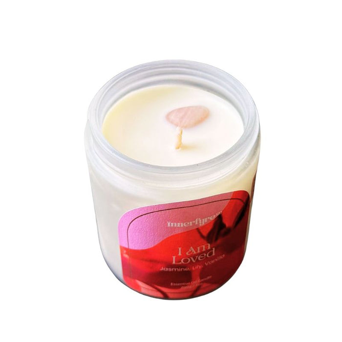 I AM LOVED CANDLE JASMINE, LILY, VANILLA - Foodcraft Online Store