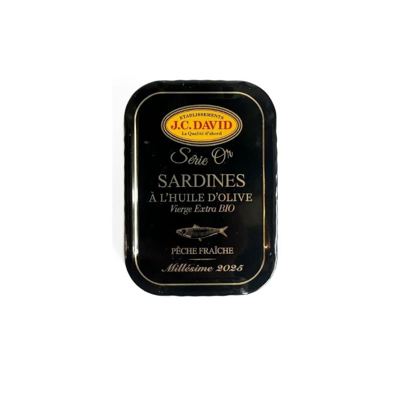 J.C. David Sardines (Aged in Organic Olive Oil) - 115g - FoodCraft Online Store 