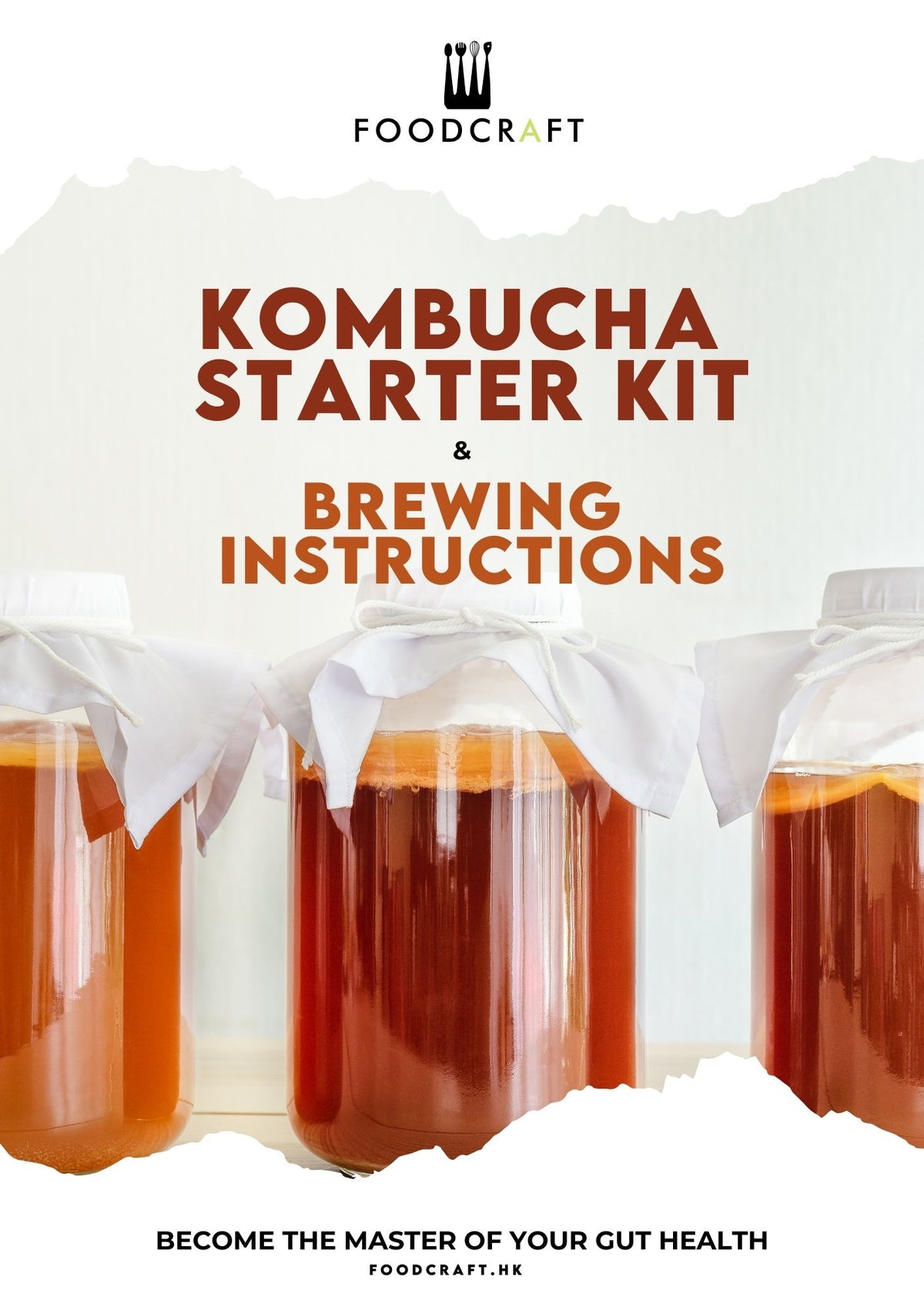 Brewing Instructions for Kombucha Starter Kit — FoodCraft Online Store