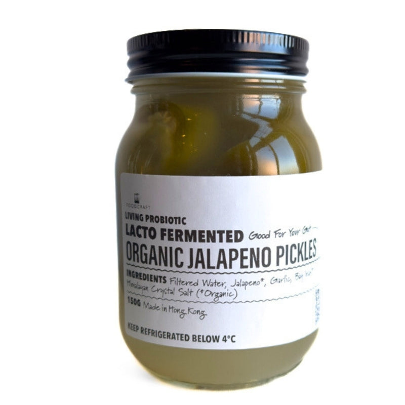 Lacto-Fermented Organic Jalapeno Pickles - Foodcraft Online Store