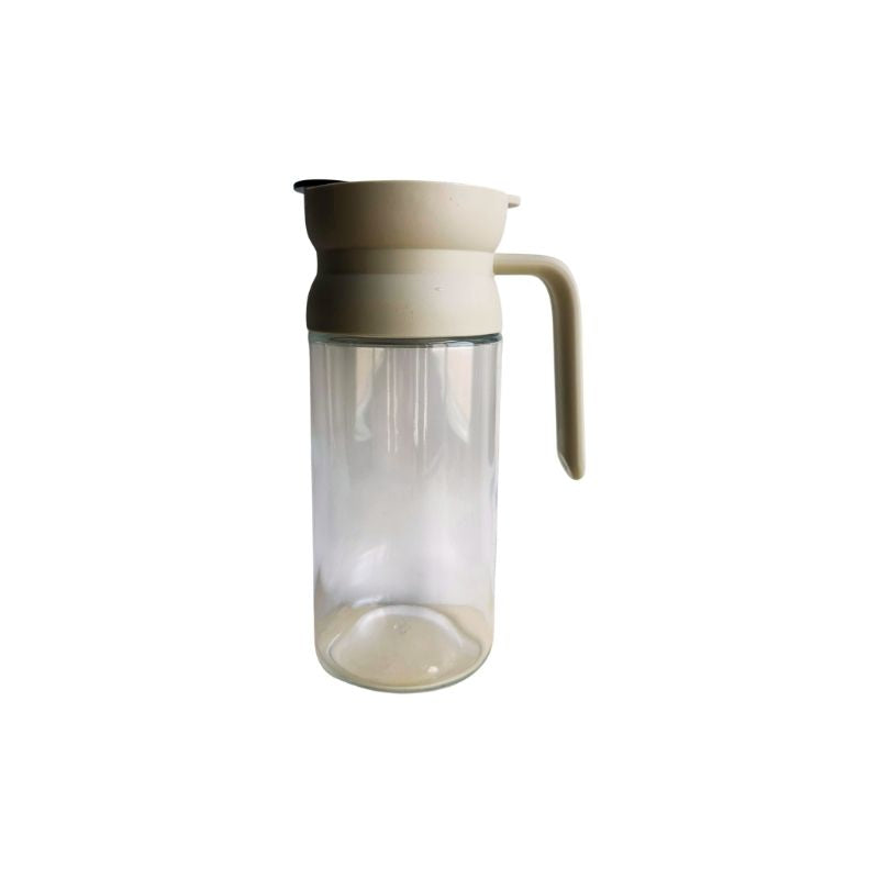 Leak-Proof Glass Oil Dispenser / Liquid Condiment Bottle - 600ml on a white background
