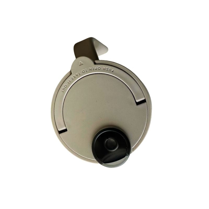 Leak-Proof Glass Oil Dispenser / Liquid Condiment Bottle - 600ml lid on a white background