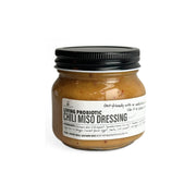A jar of Living Probiotic Chili Miso Dressing with a black lid and a white label, set against a plain white background.

Living Probiotic Chili Miso Dressing - 220g
Foodcraft Online Store