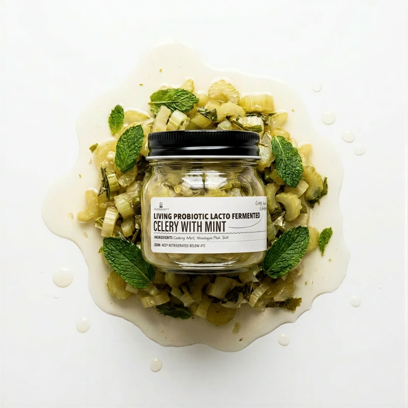 Living Lacto-Fermented Celery with Mint  - 200g
Foodcraft Online Store