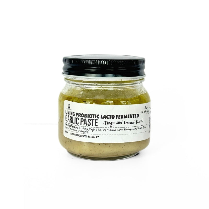 Living Lacto-Fermented Garlic Paste - 200g 
Foodcraft Online Store