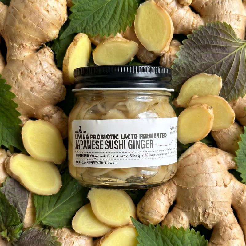 Living Lacto-Fermented Japanese Sushi Ginger - 200g
Foodcraft Online Store