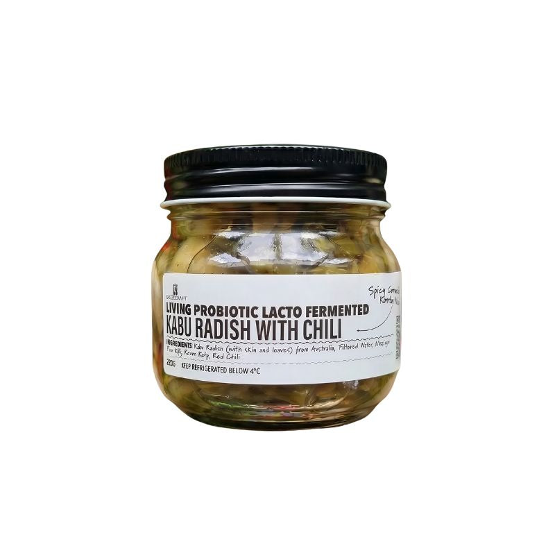 Living Lacto-Fermented Kabu Radish with Chili - 200g
Foodcraft Online Store