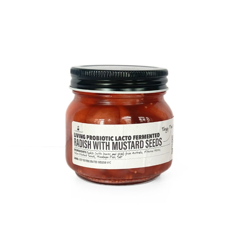Living Lacto-Fermented Radish with Mustard Seeds - 200g
Foodraft Online Store 