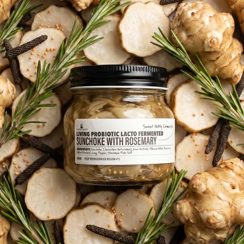 Living Lacto-Fermented Sunchoke with Rosemary - 200g
Foodcraft Online Store